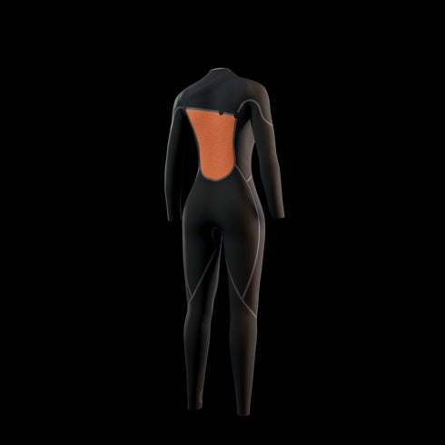 The One Fullsuit 4/3mm Zipfree Women 2024 - Black